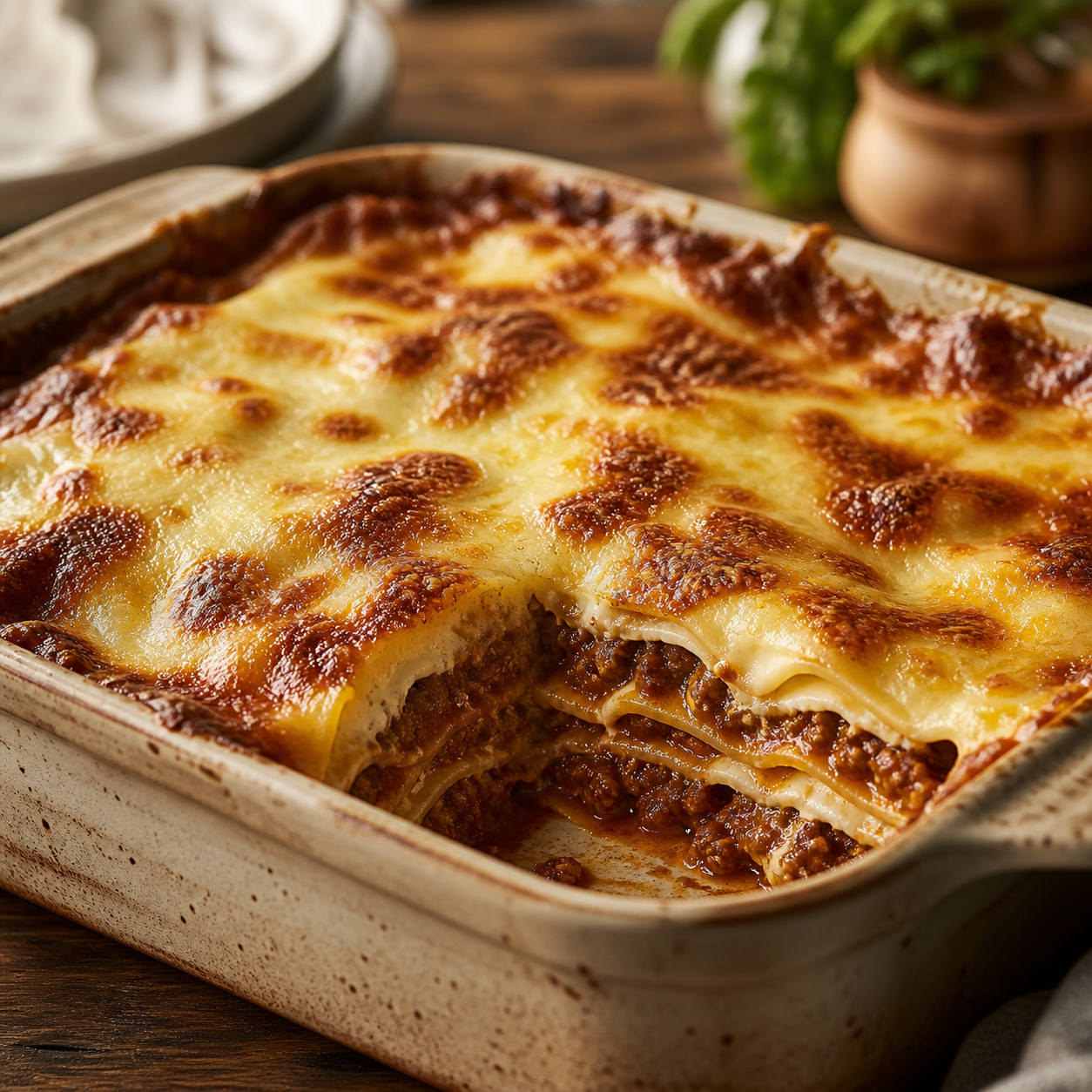 Lasaña de carne casera: la receta que nunca falla para comer bien en casa